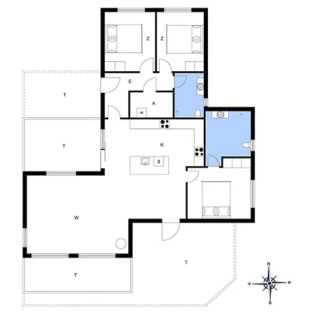Bv209-blavand-gl-skolevej-17 בית נופש